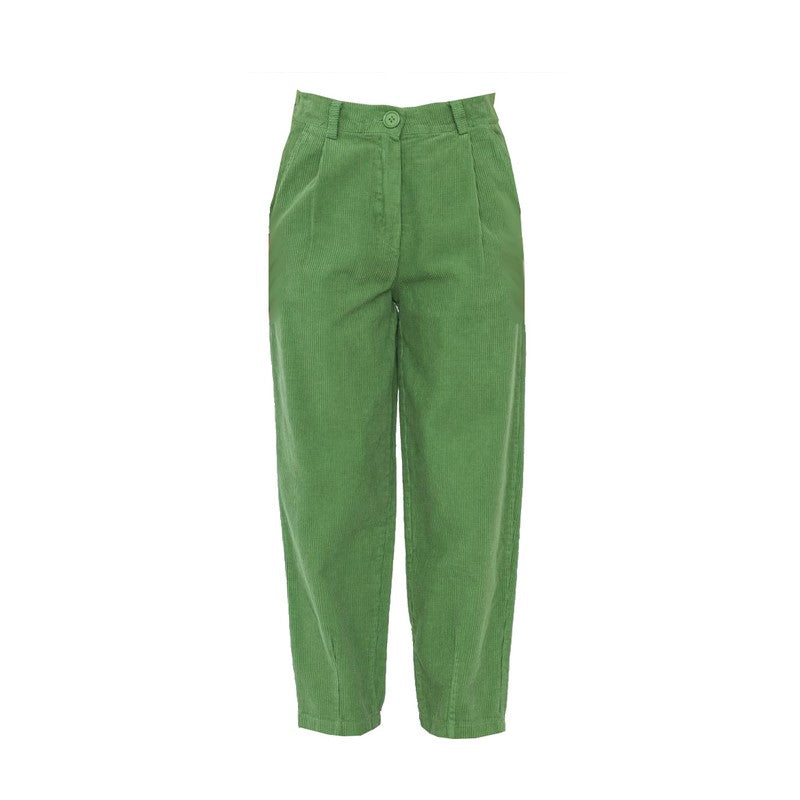 Pantalon côtelé - vert